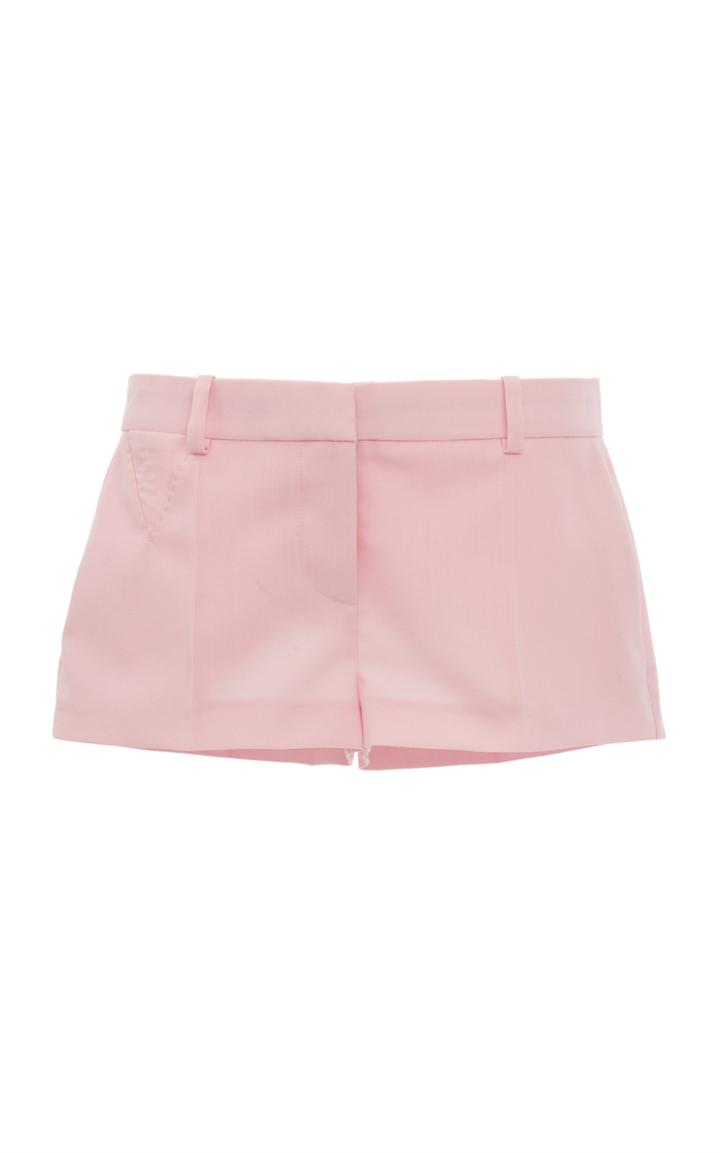 Moda Operandi Versace Wool-mohair Shorts