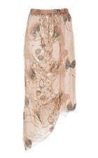 Anna Sui Dionne's Embroidered Metallic Mesh Skirt