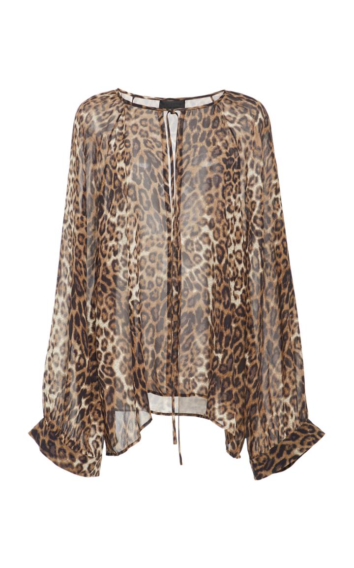 Nili Lotan Acadia Siilk Chiffon Blouse