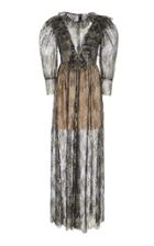 Manoush Sheer Ruffle Dress