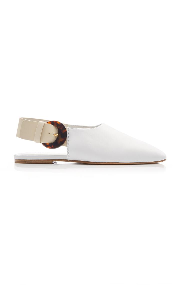 Moda Operandi Vince Cadot Leather Flats Size: 5