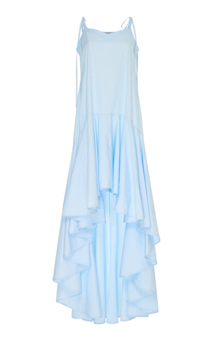 Tuinch Pleated High Low Dress