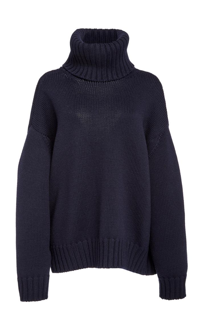 Monse Open Back Merino Wool Sweater