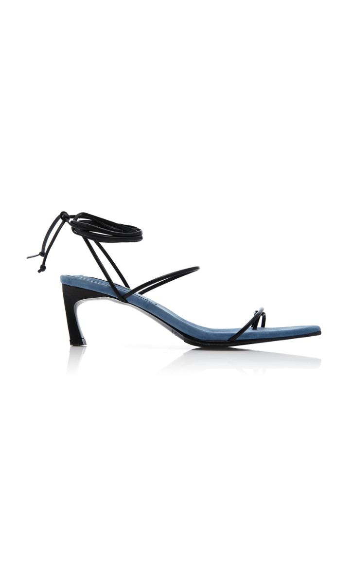 Reike Nen Odd Pair Two-tone Suede Sandals