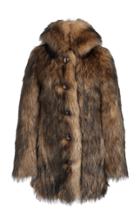 Moda Operandi Paco Rabanne Faux Fur Hooded Coat