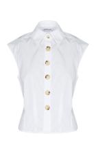 Anna Quan Peta Cotton-poplin Top