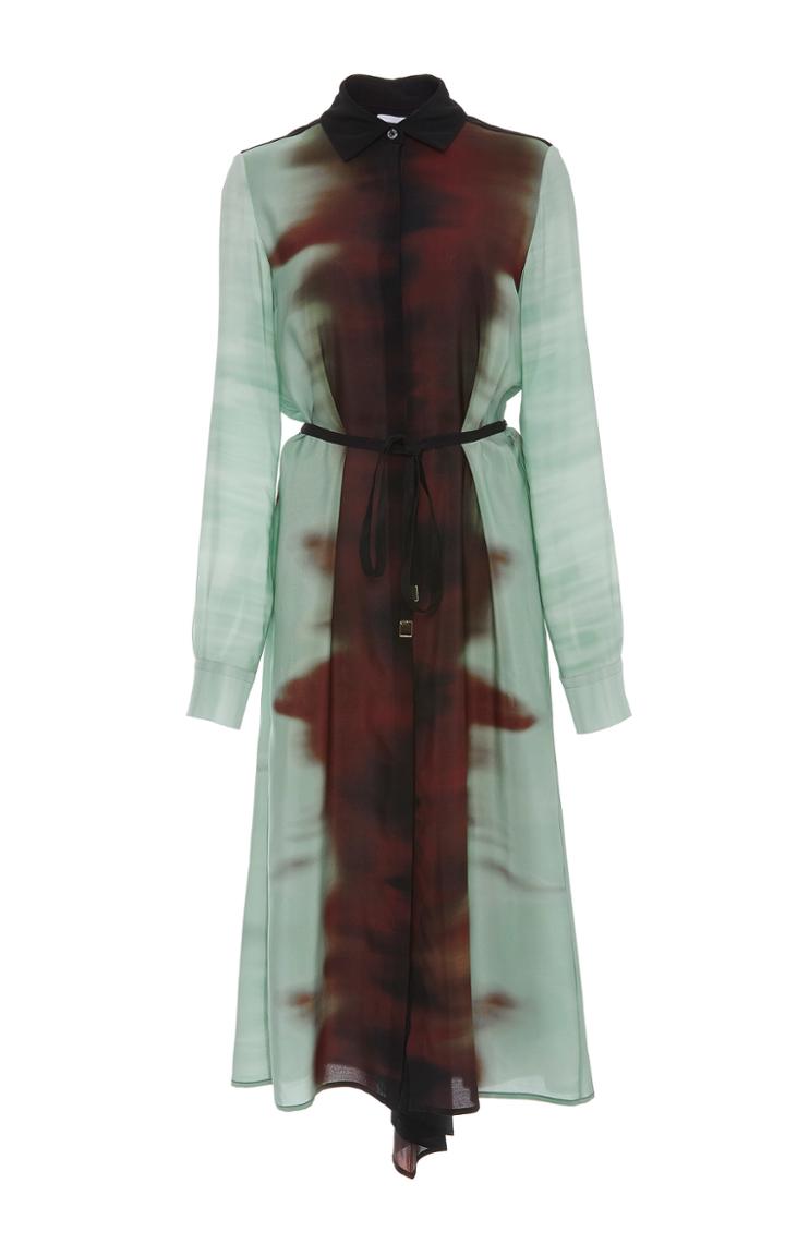 Rosetta Getty Godet Back Shirt Dress