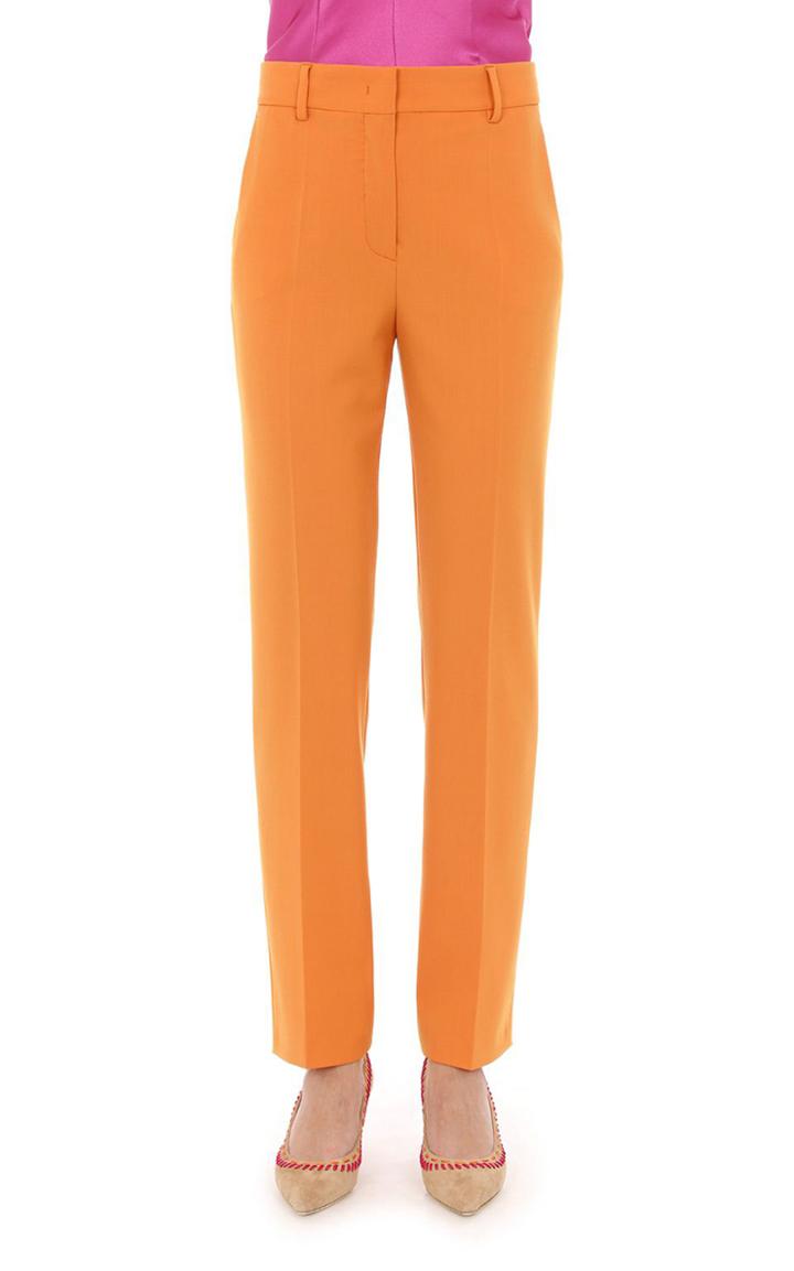 Moda Operandi Alberta Ferretti Wool-blend Gabardine Straight Trousers