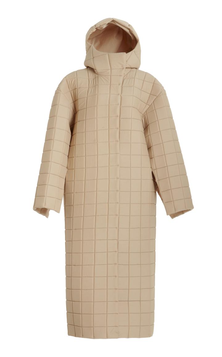 Moda Operandi A.w.a.k.e. Mode Oversized Quilted Cotton-blend Coat