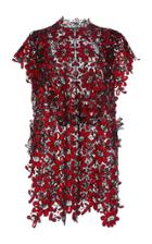 Christopher Kane Laser Cut Guipure Lace Tunic Dress
