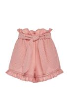 Jonathan Simkhai High-waisted Belted Cotton Shorts