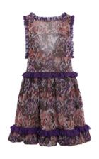 Moda Operandi Missoni Ruffled Trim Printed Mini Dress Size: 38