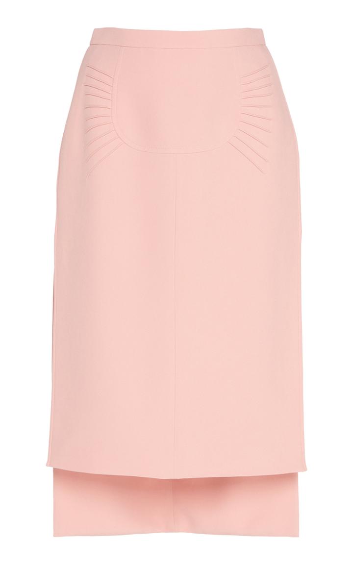N 21 N°21 Gilda Fitted Cady Skirt
