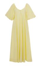 Co Pleated Cotton-blend Dress