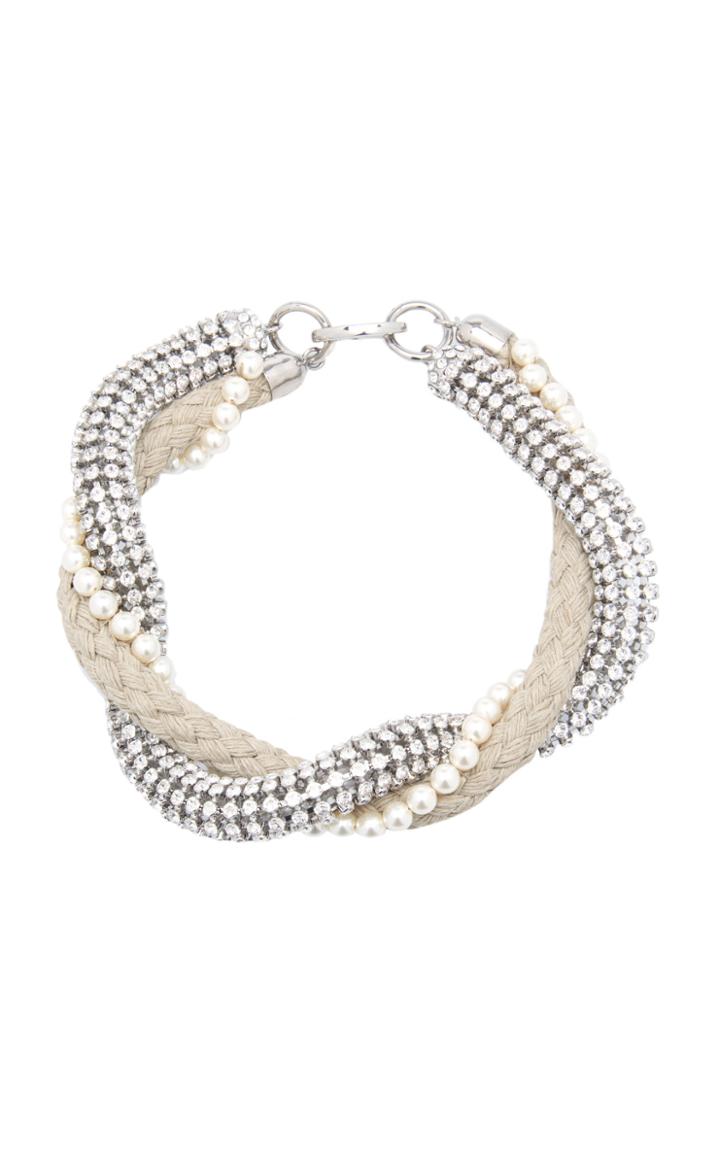 Moda Operandi Miu Miu Crystal Rope Necklace