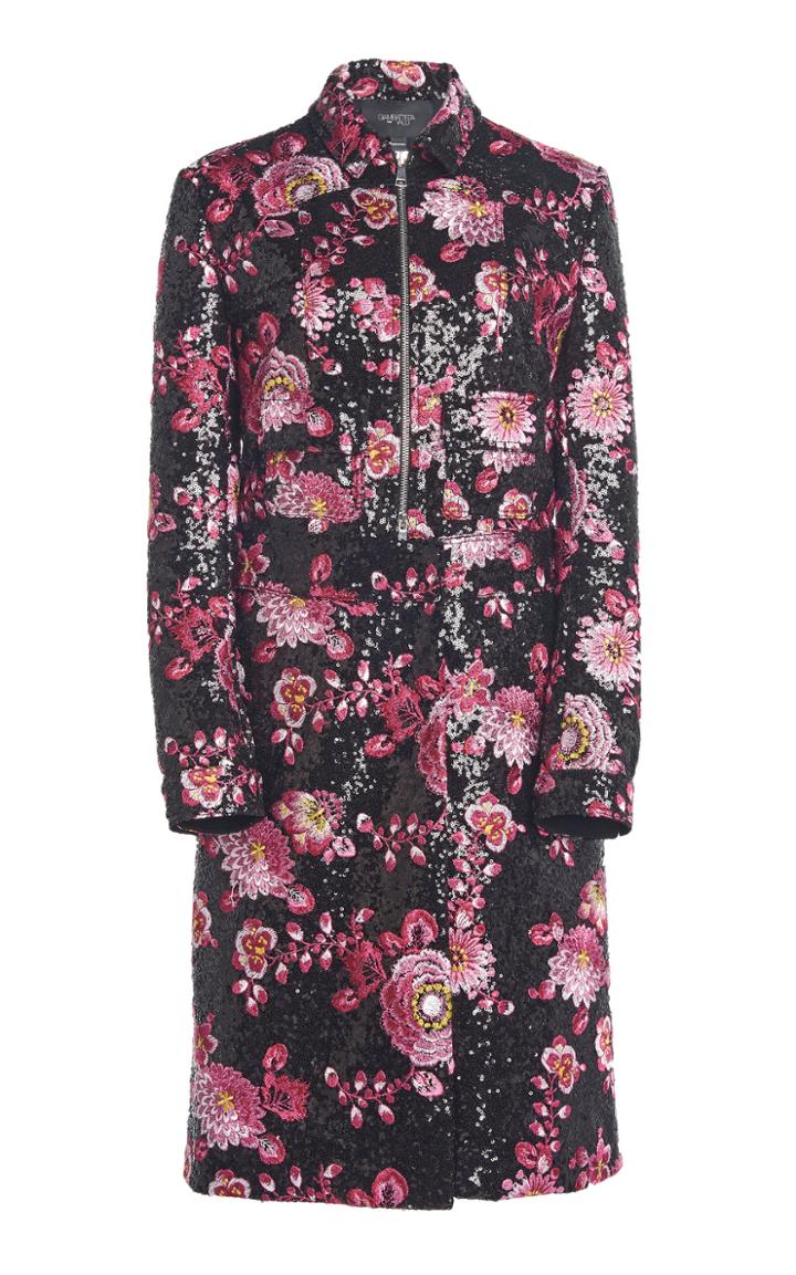 Moda Operandi Giambattista Valli Floral-print Crepe Jacket