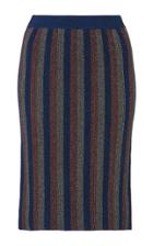 Ph5 Allison Metallic Ribbed Knit Skirt