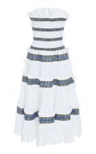 Caroline Constas Carina Smocked Dress