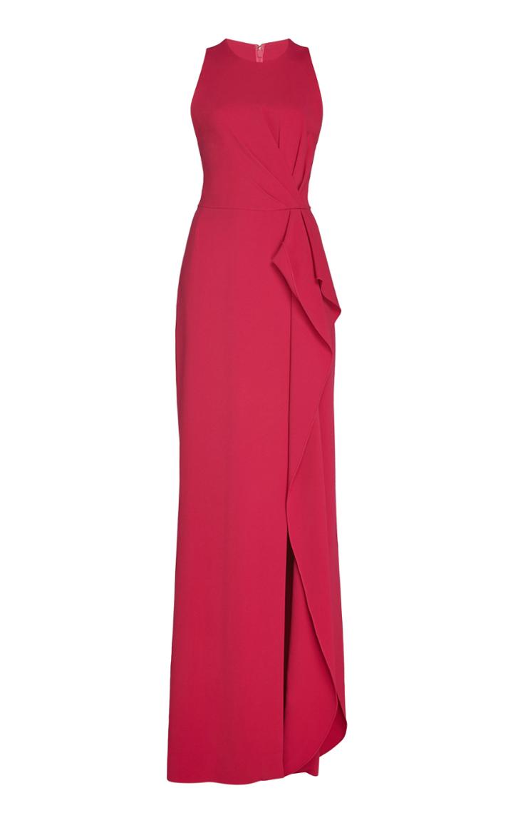 Moda Operandi Zuhair Murad Belted Slit Maxi Dress Size: 32