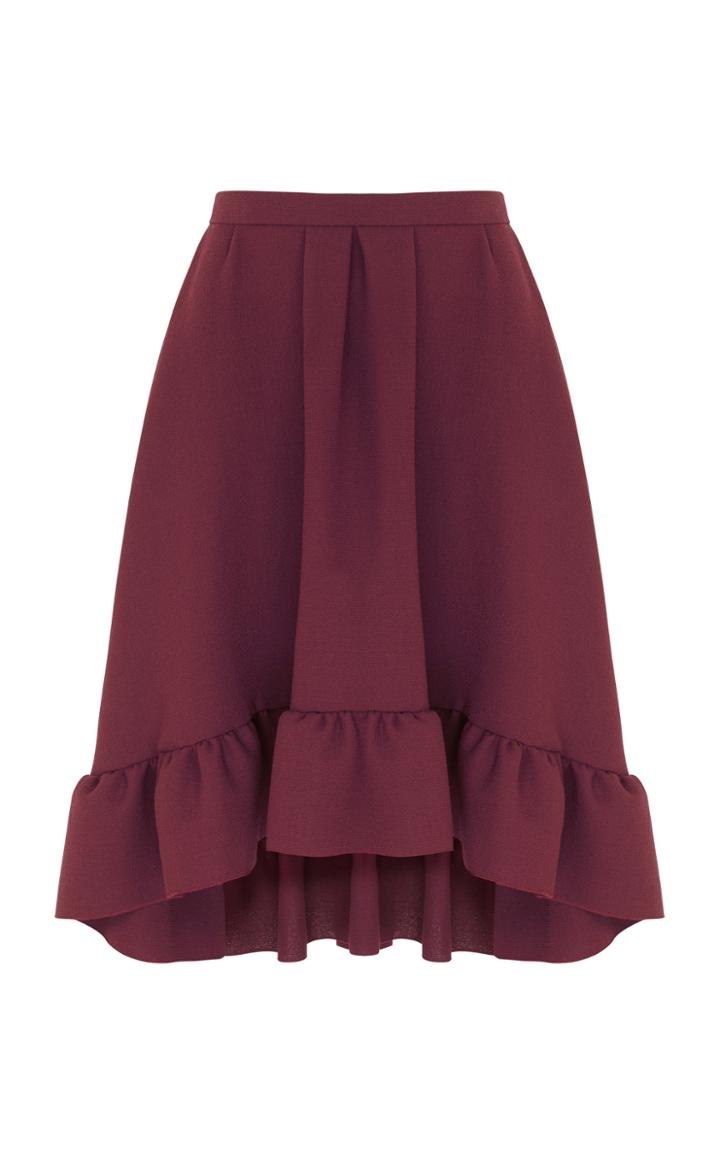 Razan Alazzouni Ruffled Hem Skirt