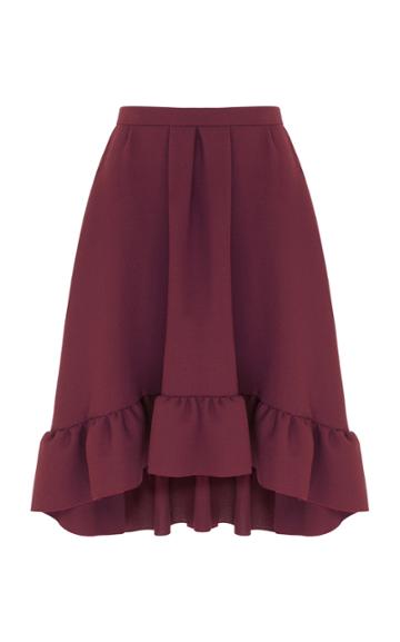 Razan Alazzouni Ruffled Hem Skirt