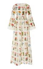 Agua By Agua Bendita Papaya Linen Dress