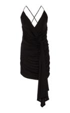 Moda Operandi Significant Other Deia Deep V-neck Mini Drape Dress Size: 4