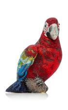 Judith Leiber Couture Parrot Scarlet Clutch