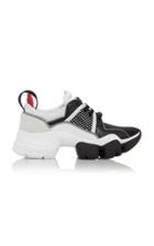 Givenchy Jaws Two-tone Canvas And Leather Sneakers