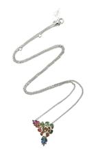 Colette Jewelry 18k White Gold Multi-stone Necklace