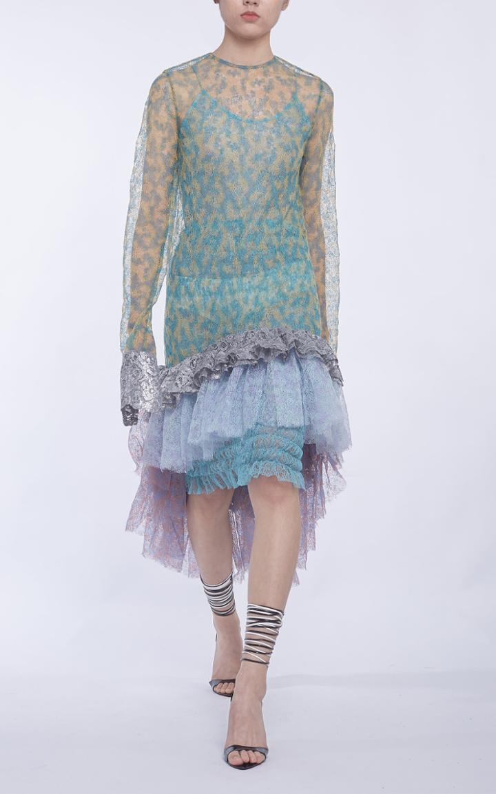 Anas Jourden Mesh Fishnet Tunic