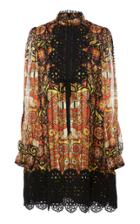 Anna Sui Who's That Pussycat? Satin Dress