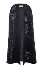 Moda Operandi Valentino Embroidered Cashmere-wool Cape
