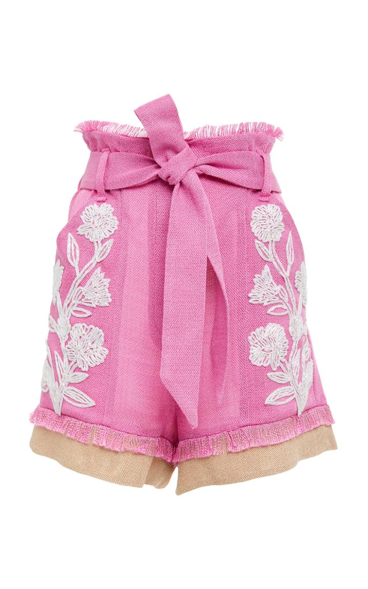 Mary Katrantzou Andy Embroidered Shorts