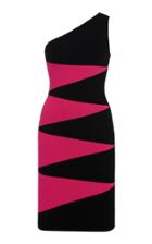 Moda Operandi Victor Glemaud Geo One Shoulder Mini Dress Size: Xs