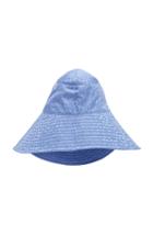 Federica Moretti High-low Ribbed Silk Sun Hat