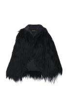 Zac Posen Collared Shearling Jacket
