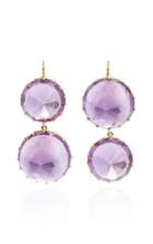 Renee Lewis Antique Amethyst Earrings