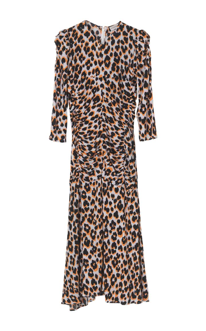 By Malene Birger Moonia Leopard Print Dress