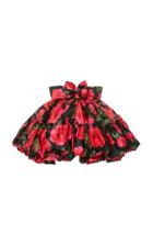 Moda Operandi Richard Quinn Off-the-shoulder Floral-print Satin Mini Dress Size: 6