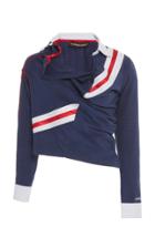 Y/project Twisted Stripe-detailed Cotton Top
