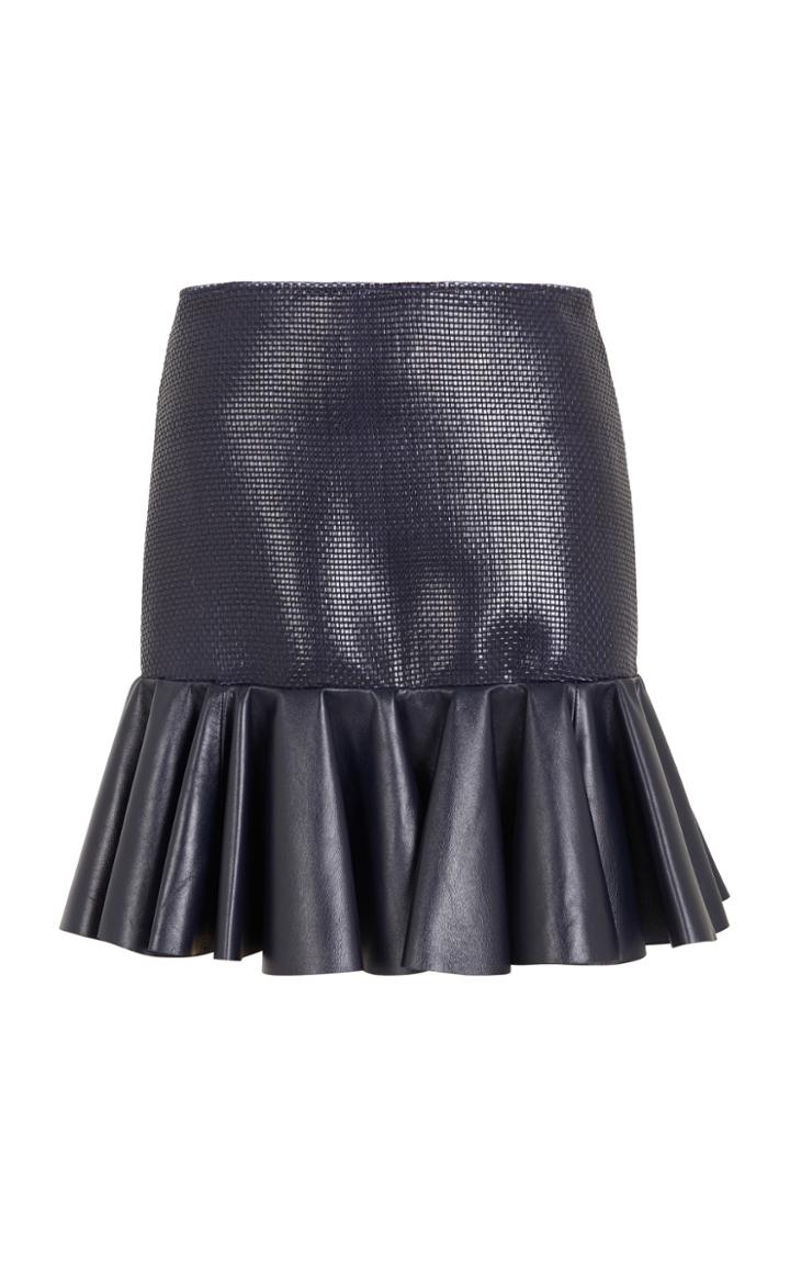 Christopher Esber Contrast Flounce Mini Skirt