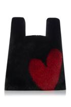 Simonetta Ravizza Mini Furrissima Three Hearts Tote