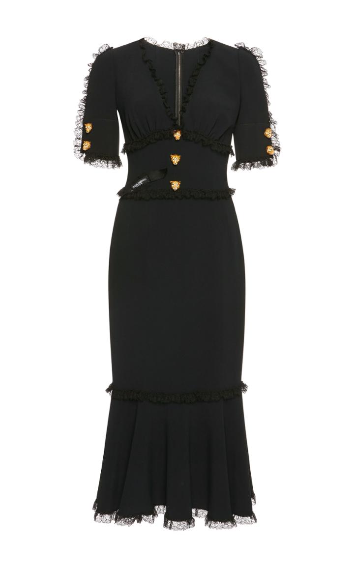 Dolce & Gabbana Short Sleeve Midi Dress