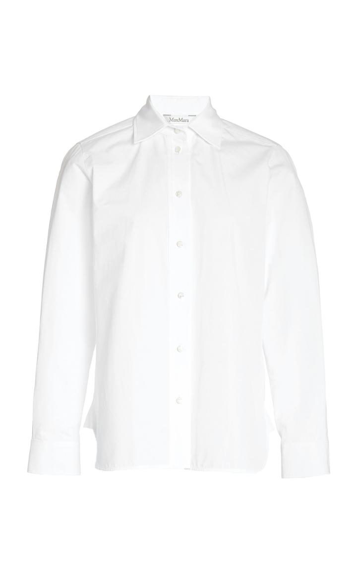 Max Mara Carisma Cotton-poplin Shirt