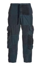 Moda Operandi Greg Lauren Linen Scrapwork Cargo Lounge Pants