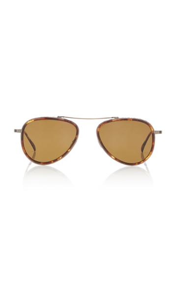 Mr. Leight Ichi Metal Aviator Sunglasses