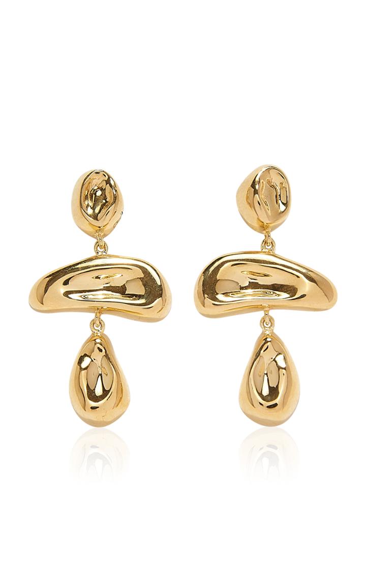 Moda Operandi Pamela Love Francesca 14k Gold-plated Drop Earrings