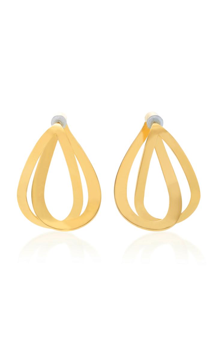 Charlotte Chesnais Endless Gold-dipped Earrings