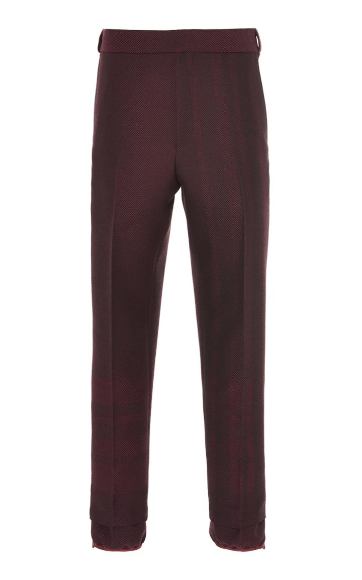 Ermenegildo Zegna Couture Xxx Herringbone Trouser
